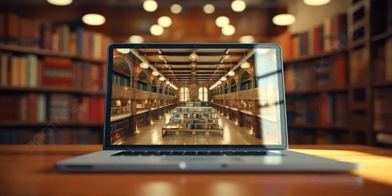 An antique document examined under a magnifying glass