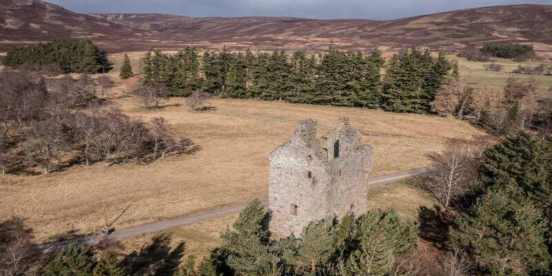 The ancient iron yett is still fixed in place