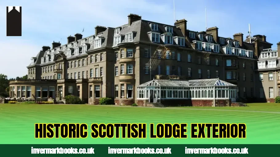Historic Scottish lodge exterior