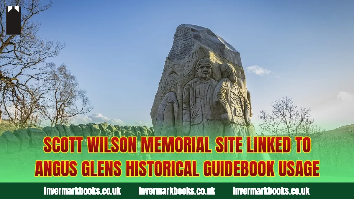 Scott Wilson Memorial site linked to Angus Glens historical guidebook usage
